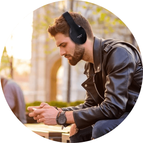chill-min Wireless Foldable Gaming Headphones